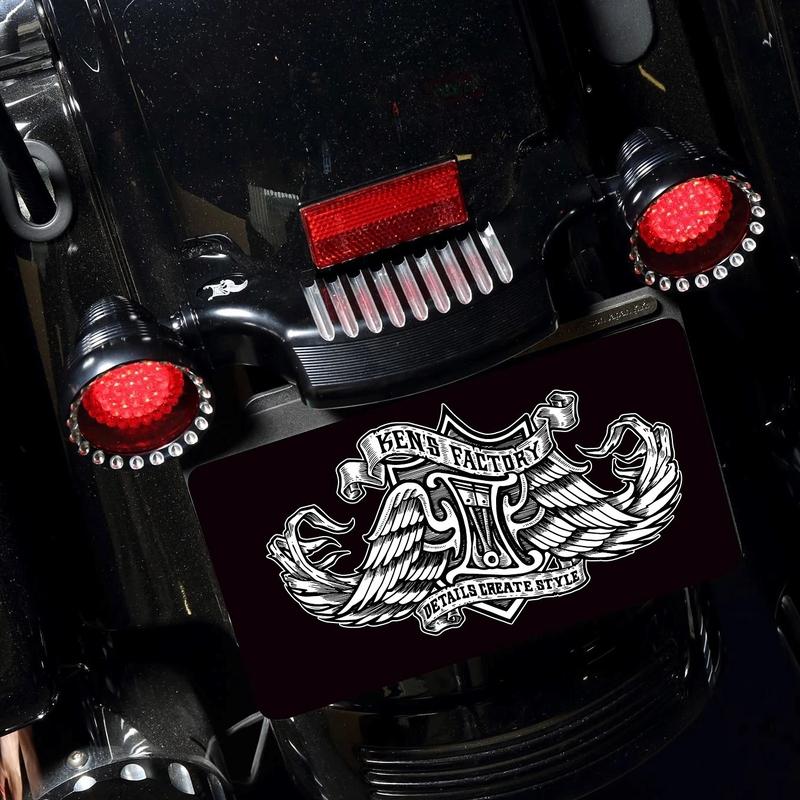 ネオフュージョン バガーコンビネーション LEDテールライト:ブラックマシーン 2008〜23年FLHX、FLTRX_4