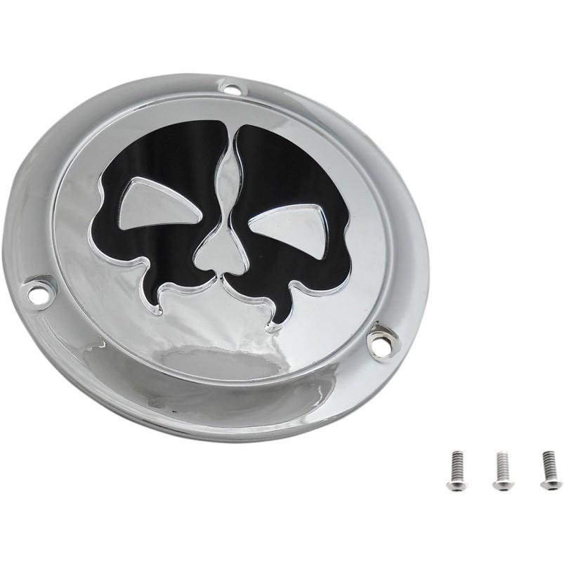 SPLIT SKULL ダービーカバー クローム 1970〜98年ビッグツイン