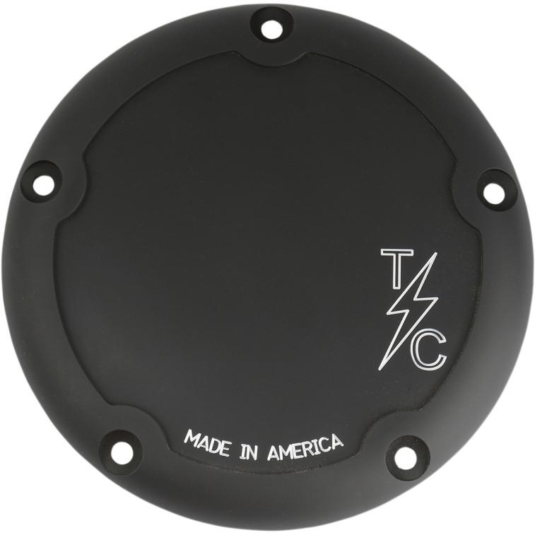 DISHED ダービーカバー：2018年FLSB、2019年以降ソフテイルモデルに適合/ブラック ◆ハーレー◆