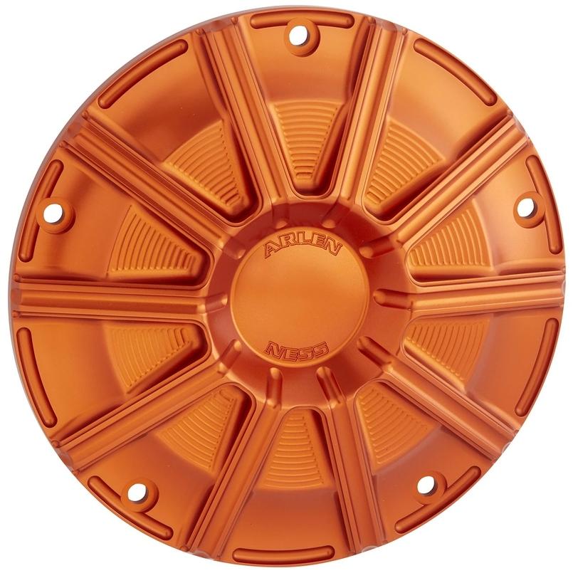 10-GAUGE ダービーカバー:オレンジ/2016年以降ツーリング、2015年FLHTCUL、FLHTKL