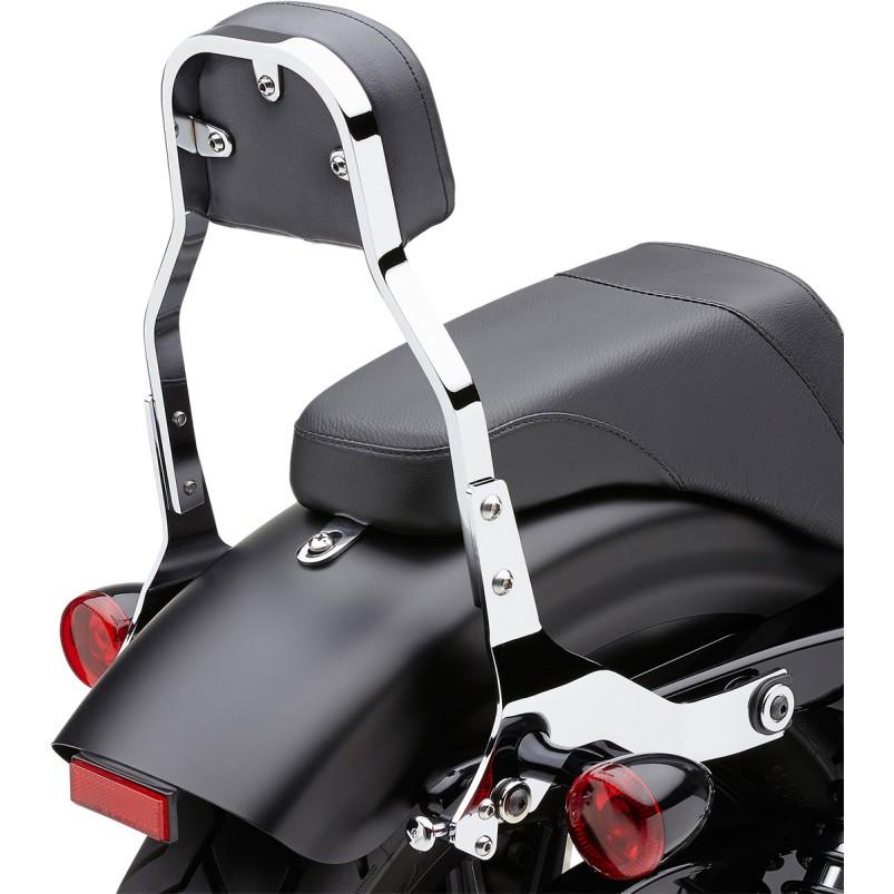 デタッチャブル バックレストキット 11インチ クローム:2018年以降FLHC/S
