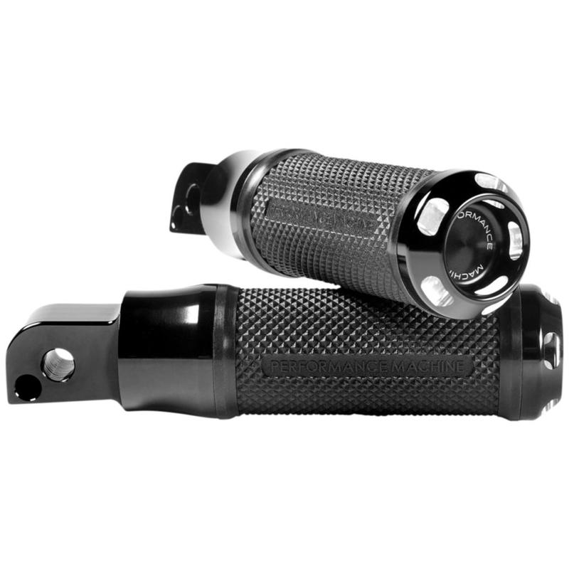 Harley Davidson - APEX フットペグ:2018年今後ソフテイルパッセンジャーポジション/黒いこと バイク-バイク用バッグ