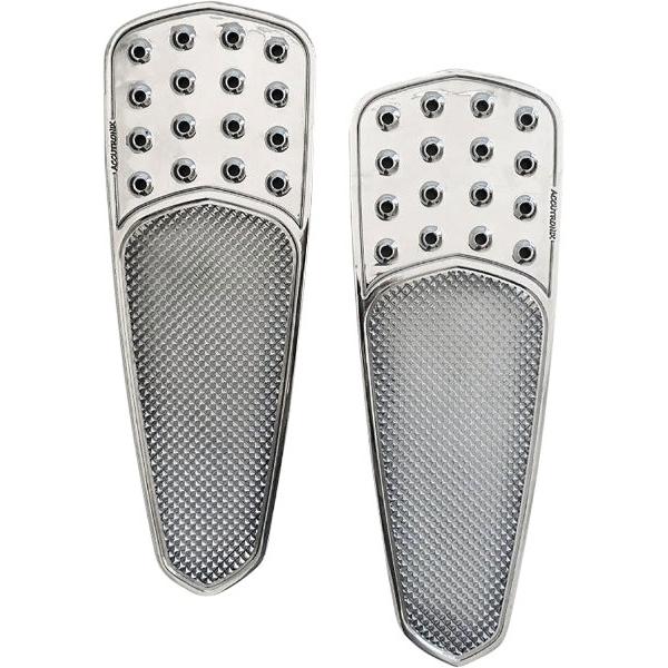Harley Davidson - TEARDROP EXTENDED DRILLED ドライバーフロアボード:CHROME KNURLED 1986〜17年FLソフテイル、1984年今後ツーリング バイク-車、バイク、自転車-その他バイクパーツ、アクセサリー用品