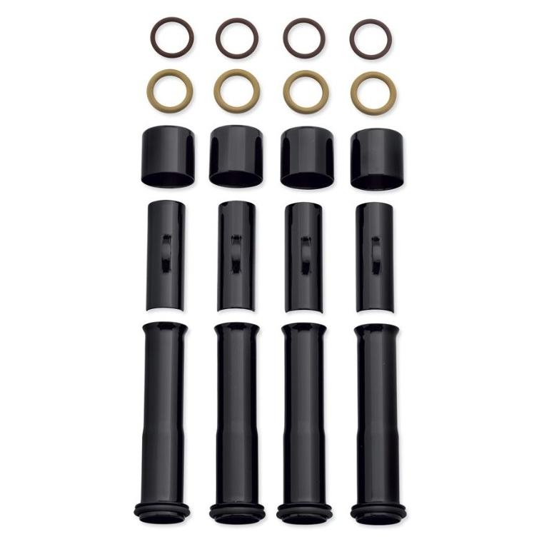 プッシュロッドカバーキット ブラック：2017年以降M-EIGHT Harley Davidson（ハーレー・ダビッドソン） プッシュロッドカバー