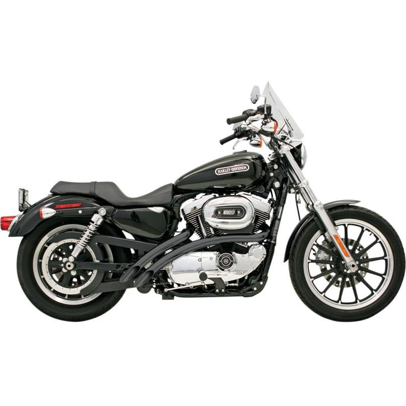 Bassani ラジアルスイーパー 1986〜03年スポーツスター 本体:ブラック　ヒートシールド:無し