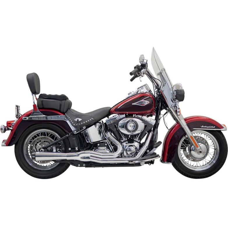 Bassani ロードレイジII MEGA POWER 2in1マフラー クローム 1986〜17年 