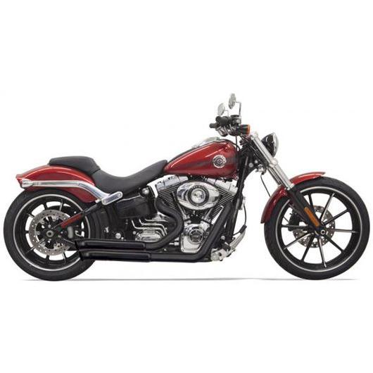Bassani プロストリート マフラー ブラック　2008〜17年FXSBモデル、FXCW / ターンアウト