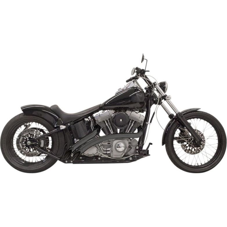 Harley Davidson - Bassani ラジアルスイーパー 本体:黒いこと ヒートシールド:黒いこと 1991〜17年ダイナ、1986〜17年ソフテイル