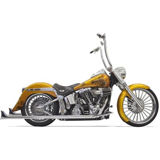 Bassani トゥルーデュアル フィッシュテール/36インチ　◆ハーレー◆