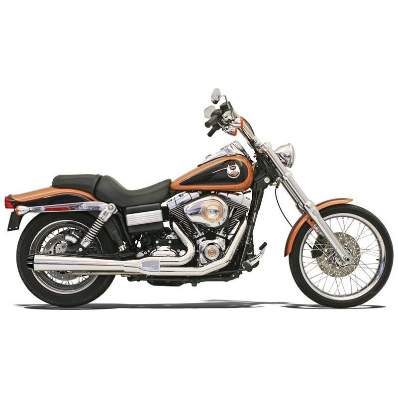 ハーレー　ダイナ系91年〜05年式対応2in1マフラー Harley Davidson（ハーレー・ダビッドソン） ロードレイジ 2in1