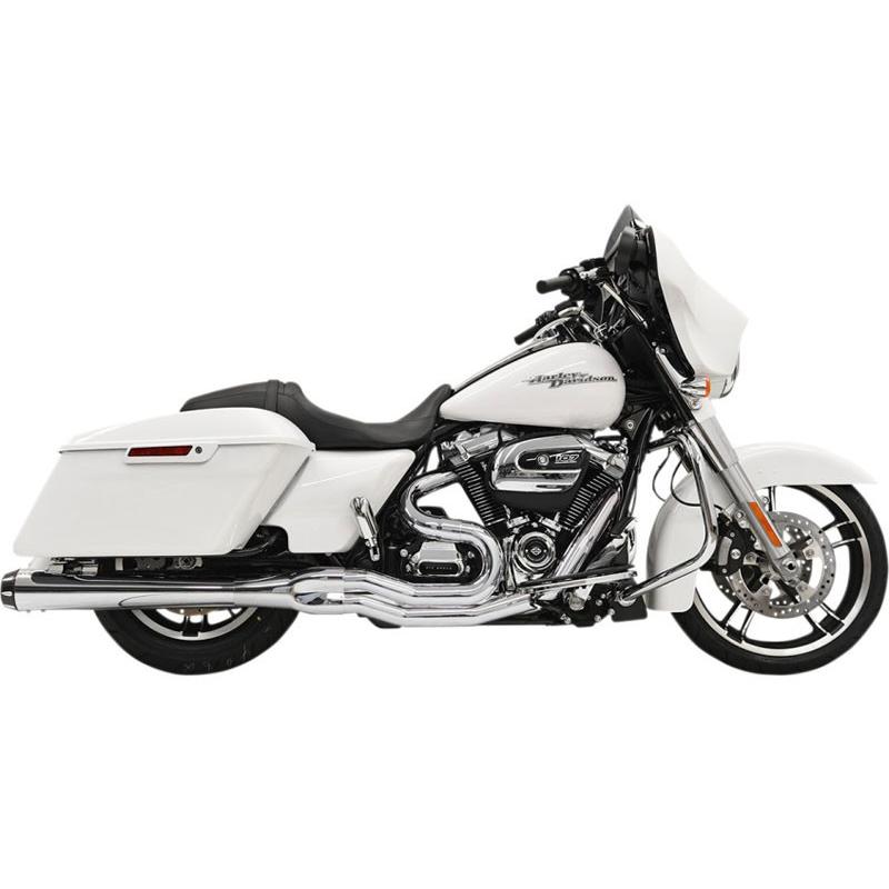 Bassani B4 2in1マフラー メガフォンスタイル クローム 2017年以降ツーリング