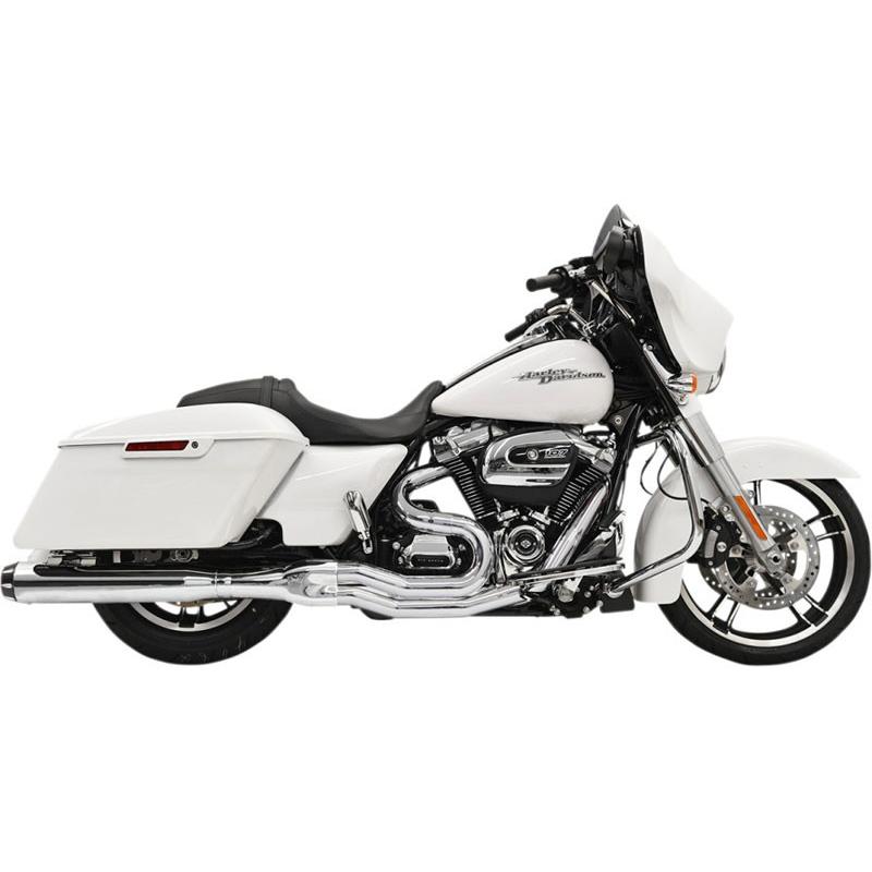 Bassani B4 2in1マフラー ストレートカンスタイル クローム 2017年以降ツーリング