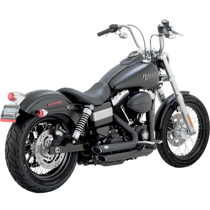 18002600】 VANCE＆HINES ショートショット スタッガード ブラック PCX 