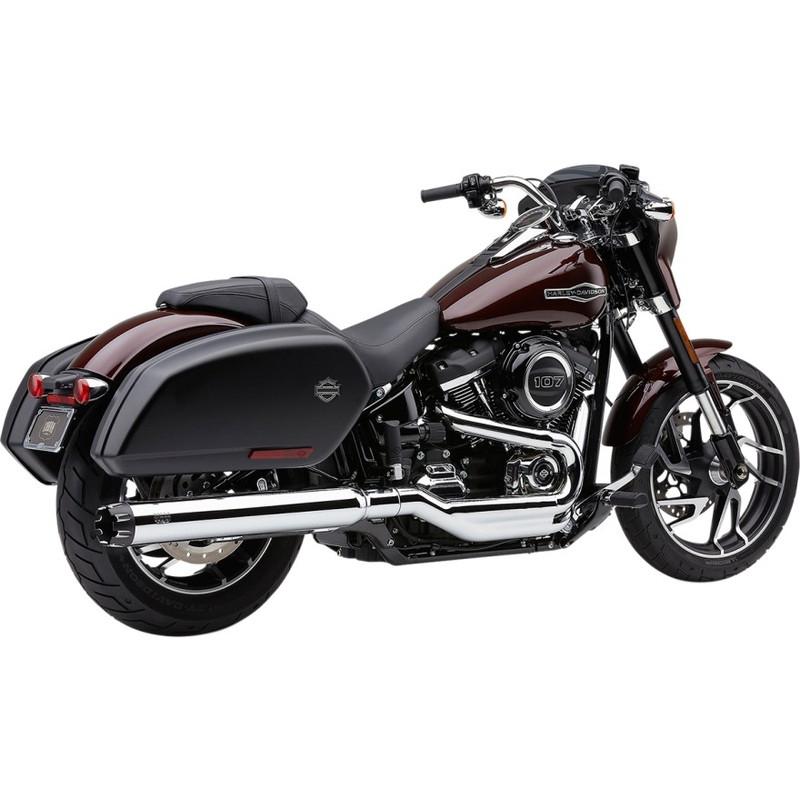 Harley-Davidson クロームマフラー Harley Davidson（ハーレー・ダビッドソン） 4インチ デュアルカット