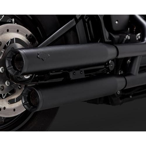 VANCE＆HINES ELIMINATOR 300 スリップオンマフラー ブラック:2018年以降FLFB/S、FLSL、FXBB/S、FXBR/S、FXLR/S/ST、FXST/PCX搭載_3
