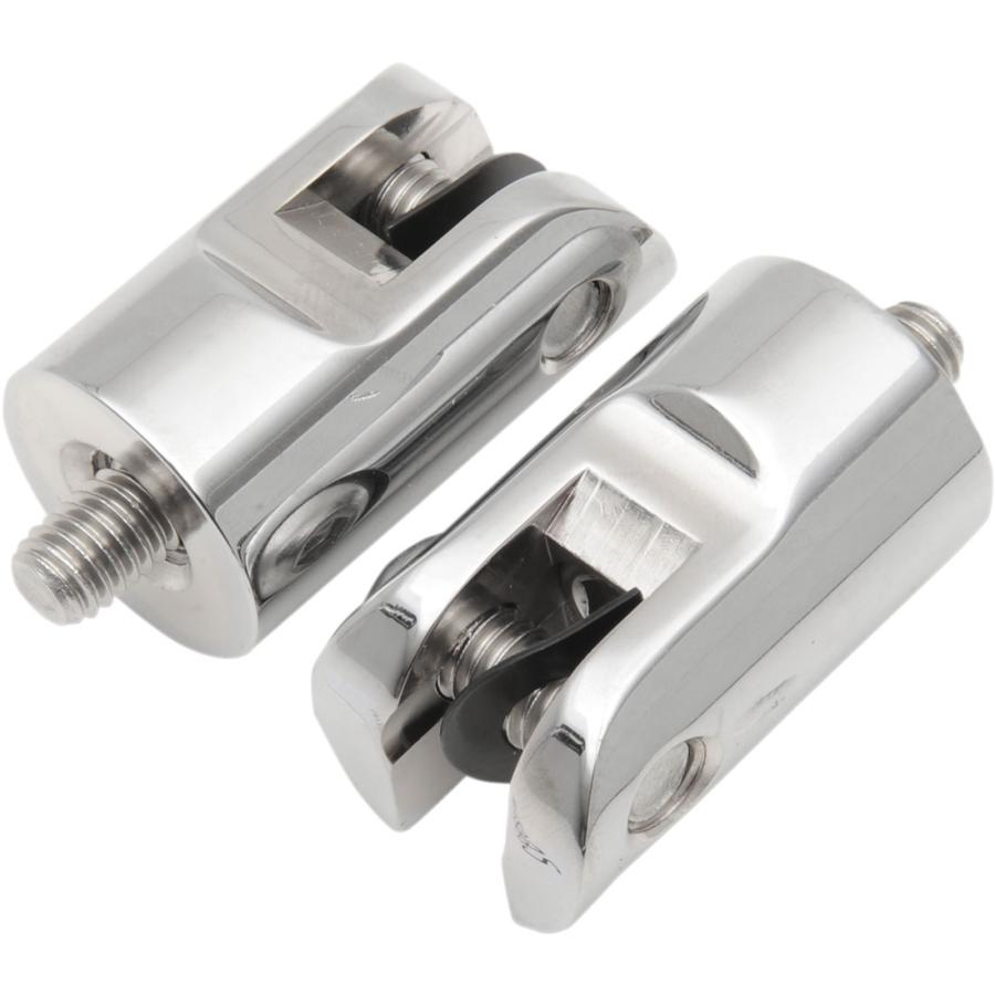 クローム フットペグマウント:1-1/2” rear peg mounts　、　3/8”-16x2”mounting bolts