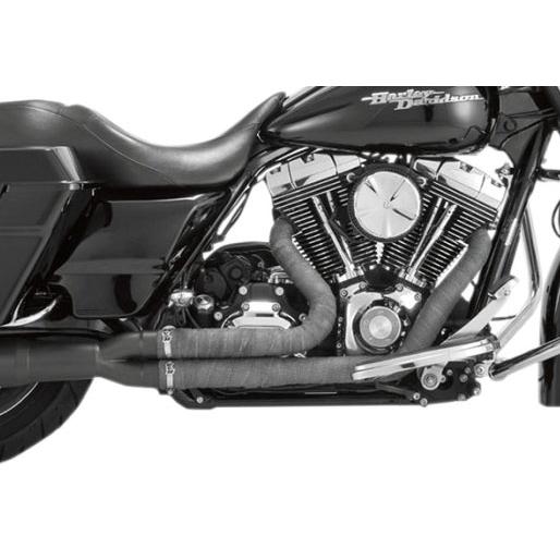 Harley Davidson - 黒いこと エキゾーストパイプ 一巡り