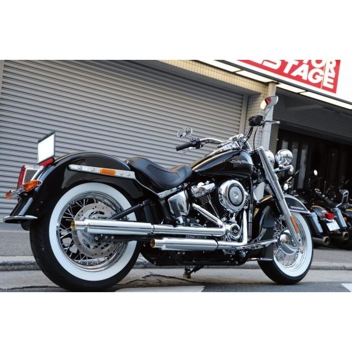 マフラー　ハーレー　モーターステージ　ソフテイル　76プラス　シガー ブラス76シガー ソフテイルモデル用 - MOTOR STAGE | アンバーピース