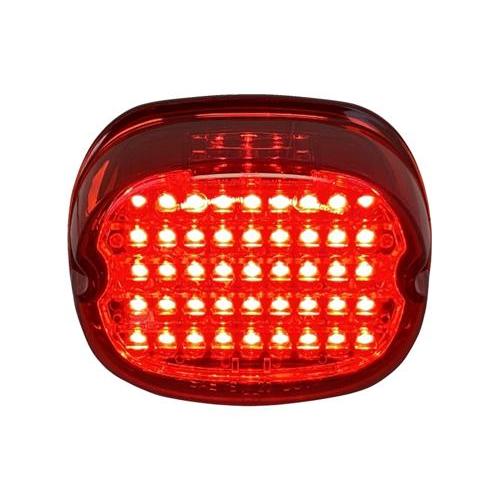 LOW PROFILE LEDテールライト　レッドレンズ / ナンバープレート照明窓無し | Harley Davidson | 01