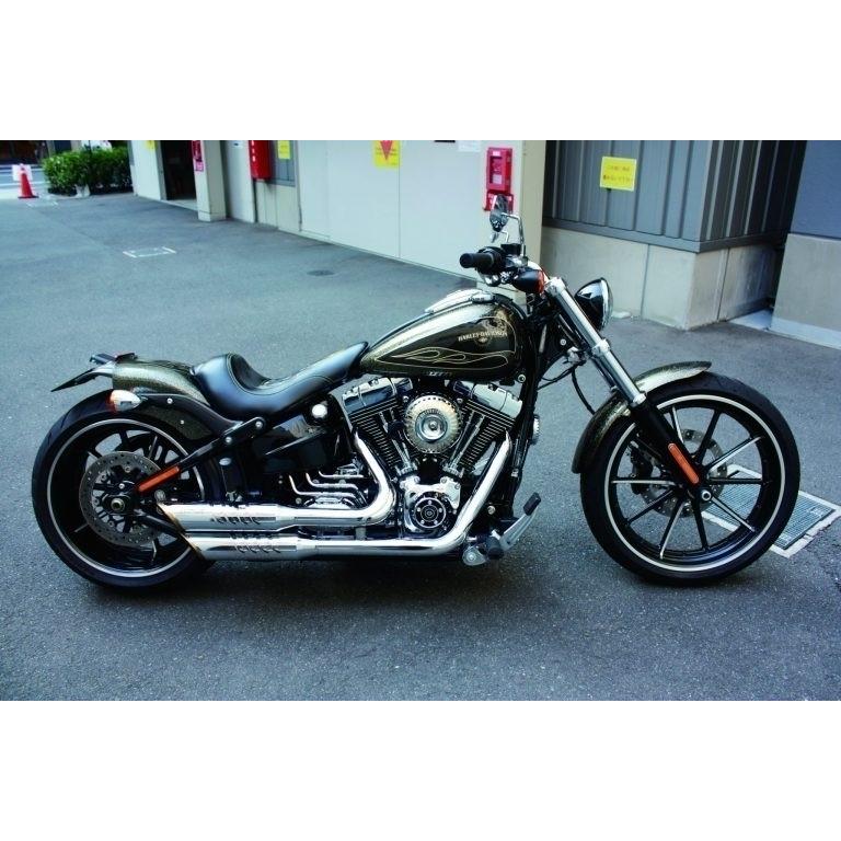 MOTOR STAGE ブラスマフラー用ギルスリットシールド:ベビーブラス76スラッシュ用/クローム MOTOR STAGE ブラスマフラー用ギルスリットシールド:ベビーブラス76スラッシュ用/クローム