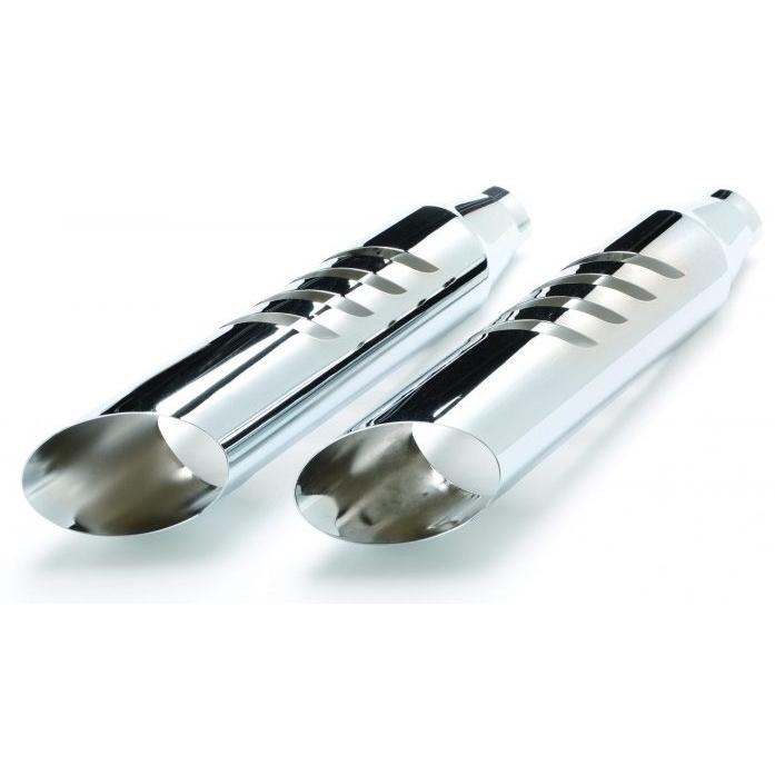 モーターステージ スラッシュマフラー 2本セット Harley Davidson（ハーレー・ダビッドソン） MOTOR STAGE ブラス