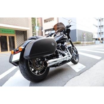 モーターステージ　ベビーバズーカ　クローム仕様 M8 ソフテイル向け マフラー Wベビーバズーカ クロームのご紹介