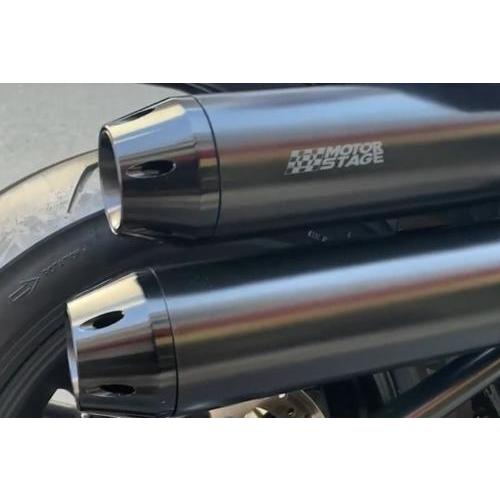 Harley Davidson（ハーレー・ダビッドソン） BPM V-SPEEDマフラー 半艶