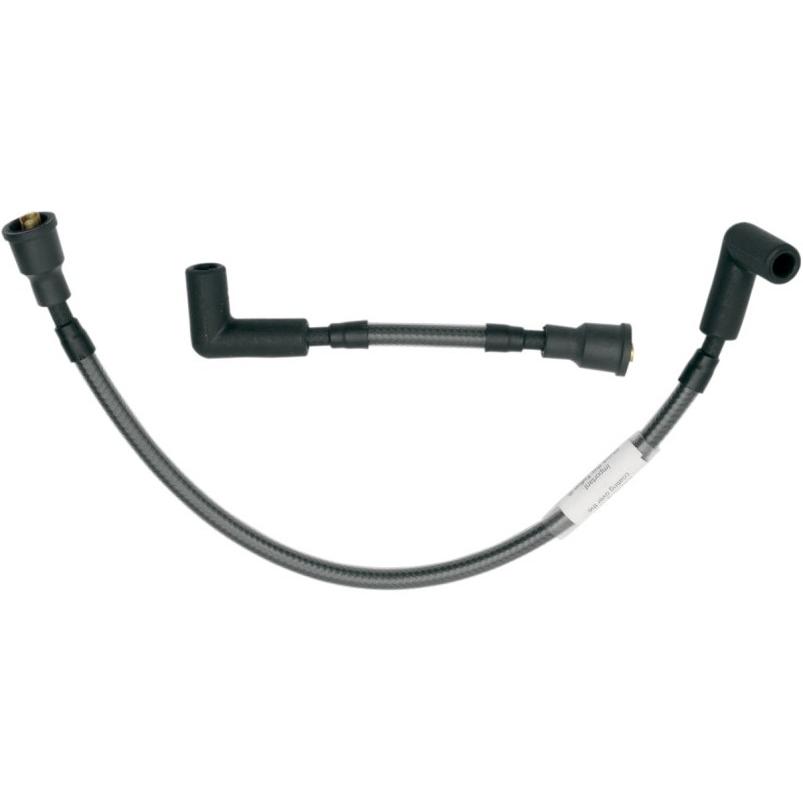 BLACK PEARL ブレイデッドプラグワイヤー：2017年以降ツーリング、トライクモデルに適合 ◆ハーレー◆