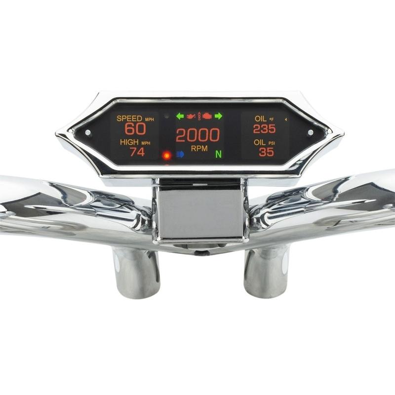 MLX-9000シリーズ デジタルメーター SPIKE：2011年以降ダイナ、ソフテイル、ツーリング/クローム