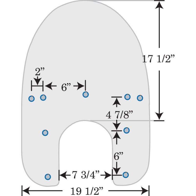 リプレイスメントシールド Clear 高さ：15インチ 1993〜07年FLSTS、FXSTS
