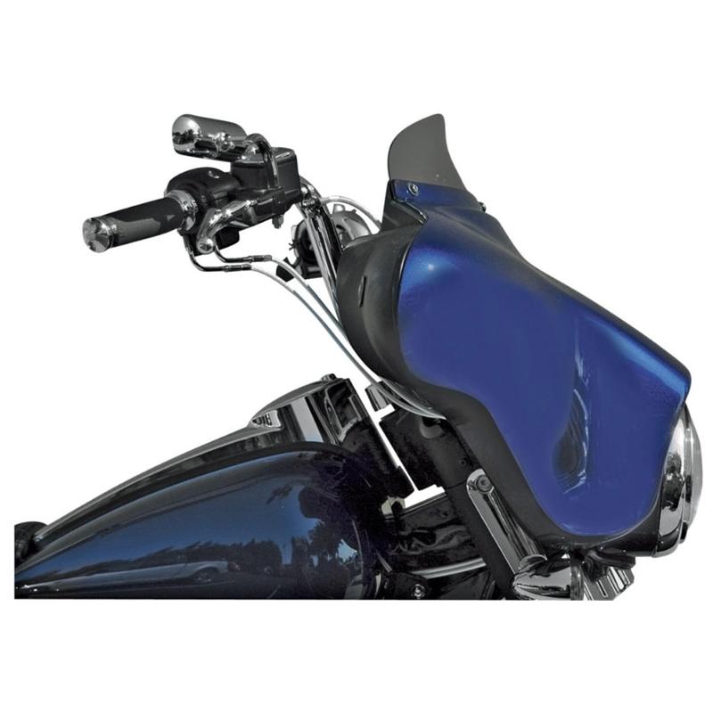 リプレイスメント ライトスモーク ウインドシールド　4インチ　1996〜13年FLHT、FLHX