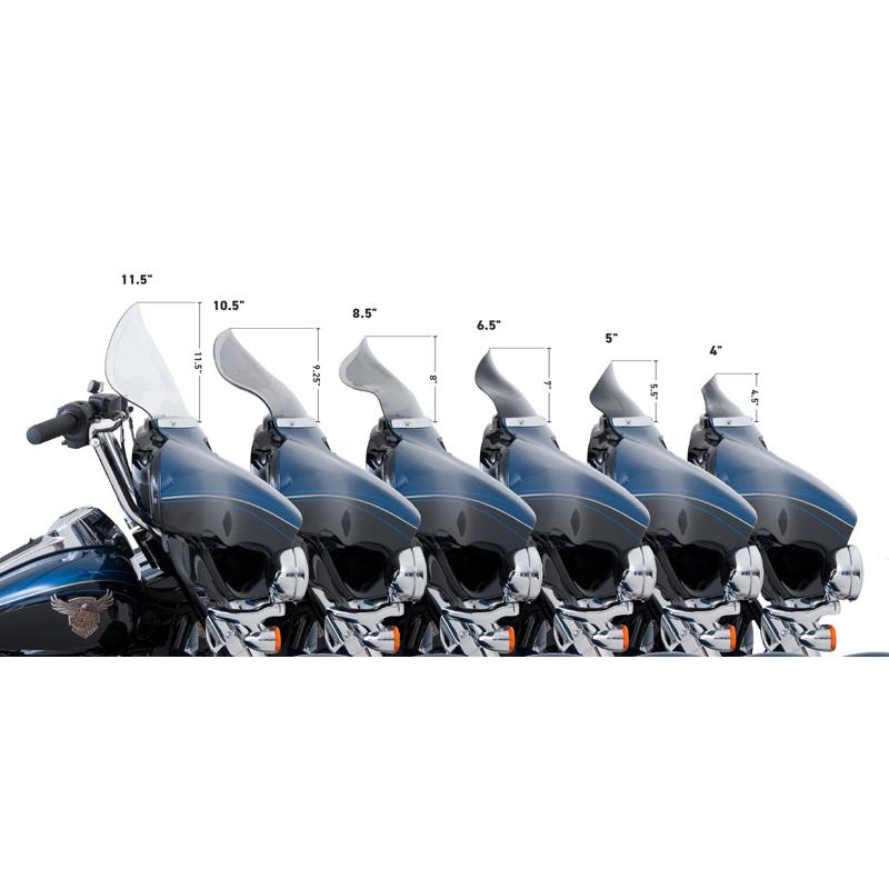 Harley Davidson - FLARE 陳列箱遮蔽物 ライトスモーク 6.5in 2014〜25年FLHT、2014〜23年FLHX