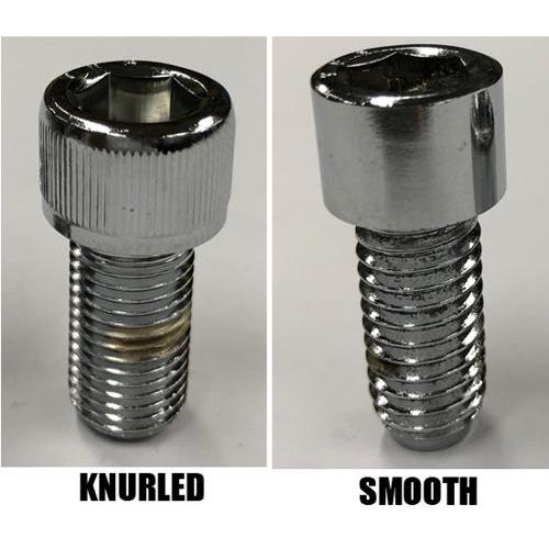ブラッククローム エンジンボルトキット KNURLED 2017〜2020年ツーリング、トライクモデル用_1