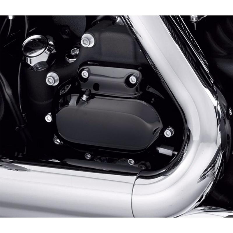 Harley Davidson グロスブラック トランスミッションサイドカバー 2014 