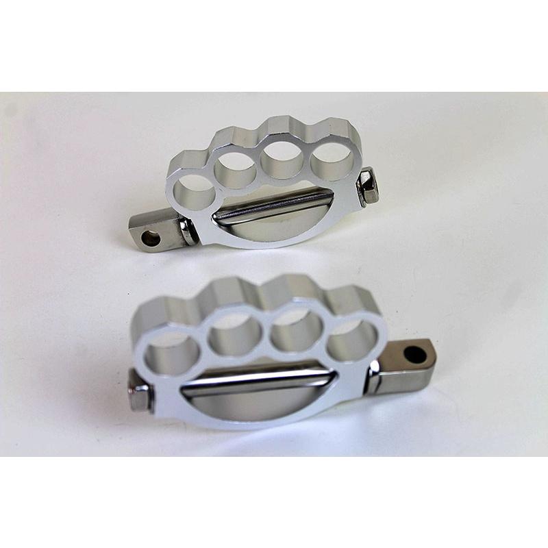 KNUCKLE フットペグ:クロームの画像