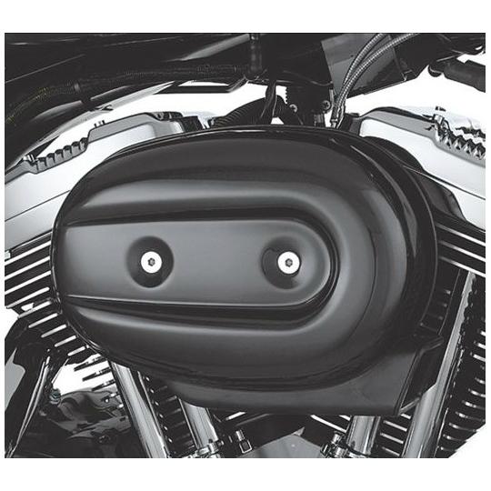 Harley-Davidson エアクリーナーカバー ブラック Harley Davidson エアクリーナーカバー・ビビッドブラック:2004