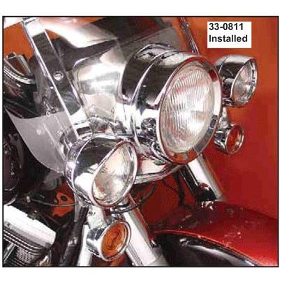 【ハーレー純正】ヘッドライト+パッシングライトバイザートリムリング パッシングライト・バイザートリムリング - Harley Davidson