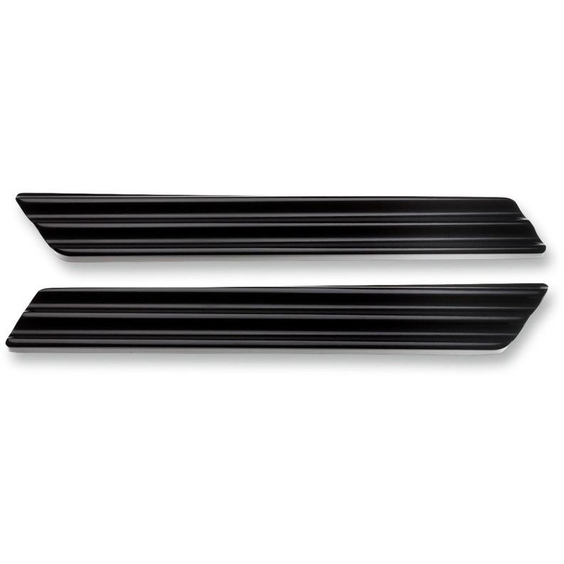 サドルバッグヒンジ インサート:FINNED:ブラック/2014〜25年ツーリング