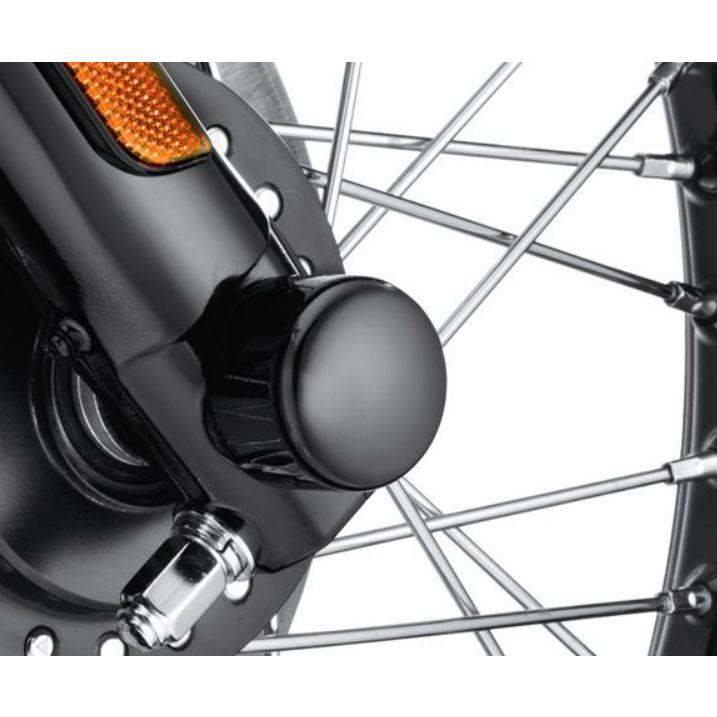未使用　ハーレー純正　フロントアクスルナットカバー　 グロスブラック Harley Davidson（ハーレー・ダビッドソン） グロスブラック・フロント