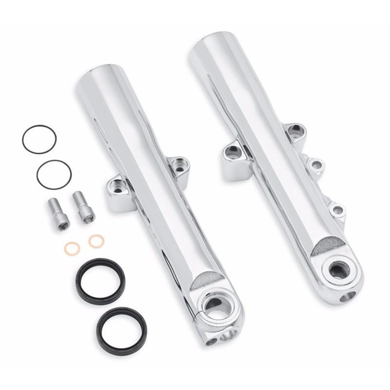 新発売の ハーレーパーツ店アンバーピースクローム ロワーフォーク