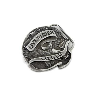ハーレーダビットソン　バックル Harley Davidson（ハーレー・ダビッドソン） Live to Ride 75