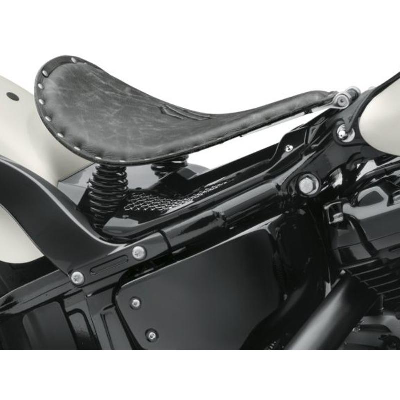 Harley Davidson - ボバー ソロサドル:スムースブラックレザー 2018年今後FLSL、FXBB/S、FXST