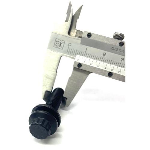 Harley Davidson Black Oxide 12pointボルト 5/16”-18 x 1-1/4