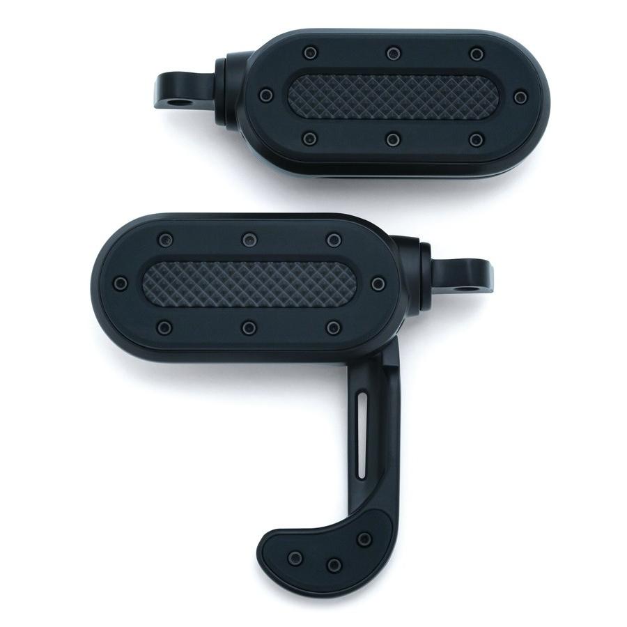 HEAVY INDUSTRY フットペグ スイッチブレード サテンブラック オス型マウントアダプター有り