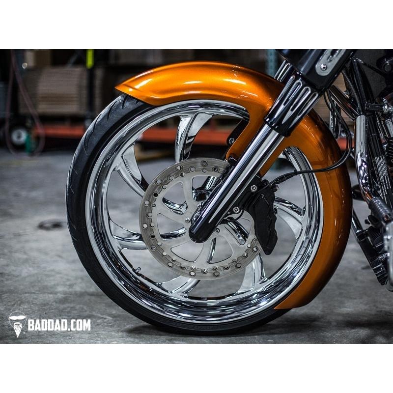 COMPETITION SERIES 23” WRAP フロントフェンダー:1986〜13年ツーリング/アフターマーケットフォーク用の画像