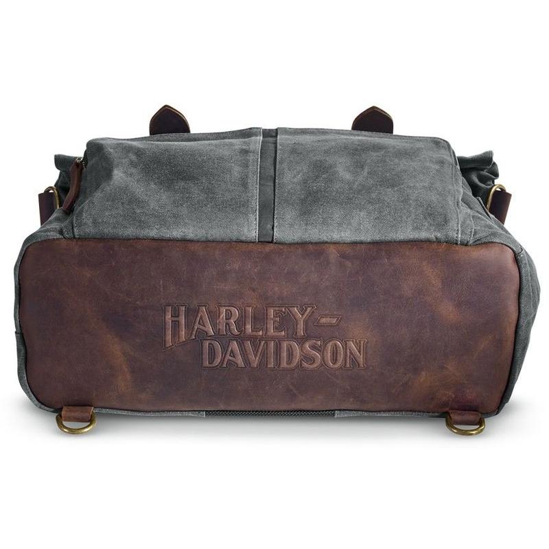 Harley Davidson ワックスド キャンバス メッセンジャーバッグ Harley Davidson ワックスド キャンバス メッセンジャーバッグ
