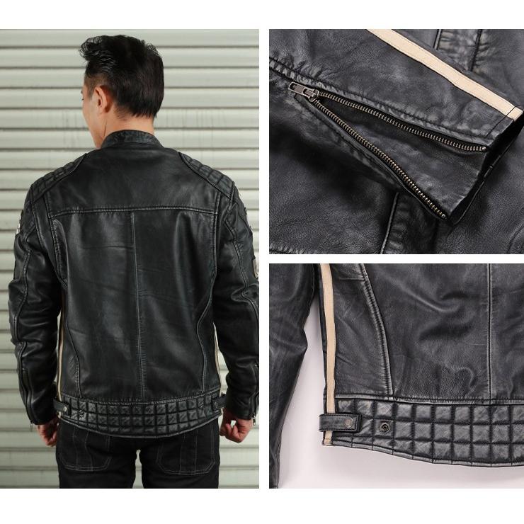 Harley Davidson 20SJ-7 シープレザージャケット : ハーレー