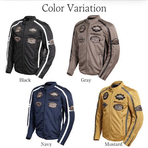 Harley-Davidson メッシュジャケット　サマージャケット Zephyrメッシュジャケット/着脱可能ライナー付 -ハーレー