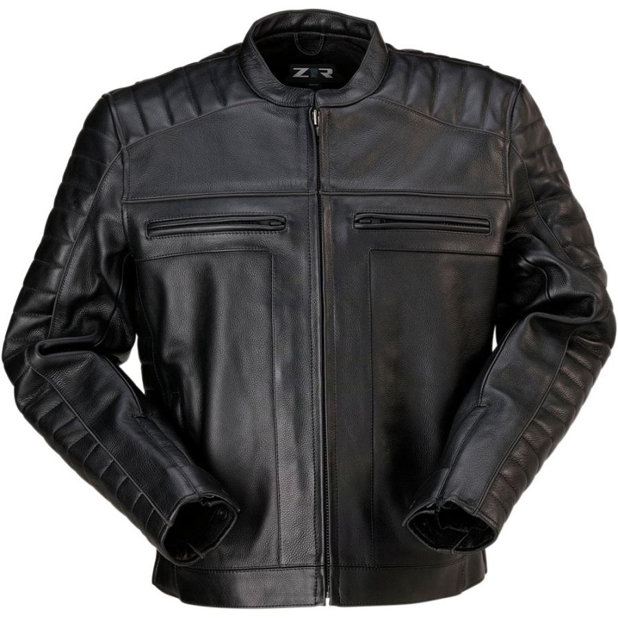 Artillery Leather Jacket:ブラック/牛革