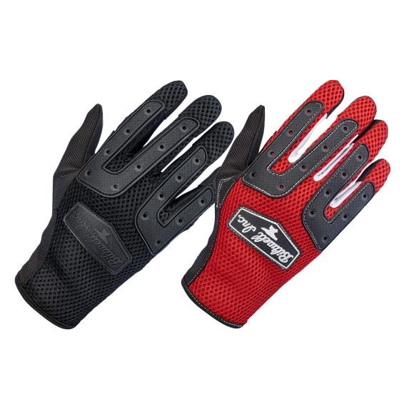 Anza Gloves -Black & Red/Black -：S/M/L/XL/2XL/ブラック　レッドブラック